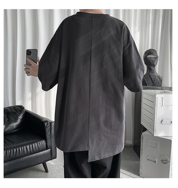 4カラー展開 2023SS シンプル デザイン センス 半袖 Tシャツ 韓国カジュアル 韓国ストリート　mry000905