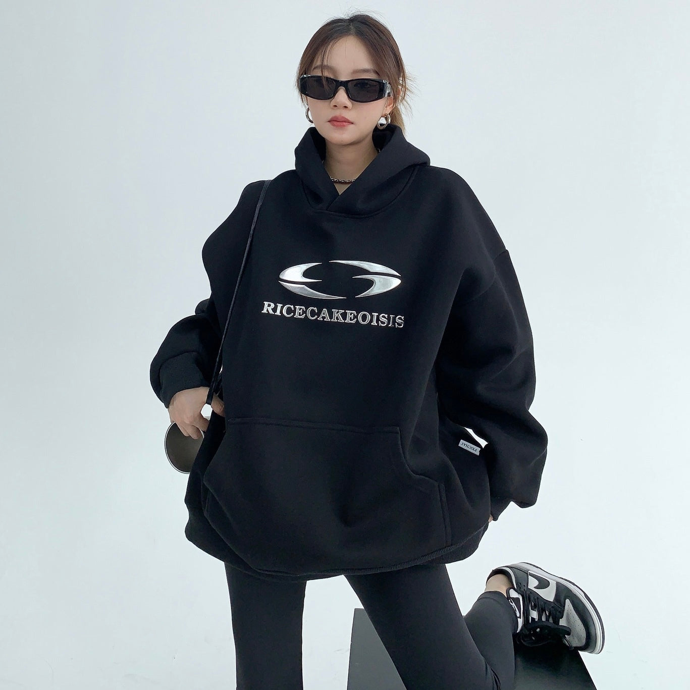 【Unisex/2color】Silver Statement Hoodie mry001606