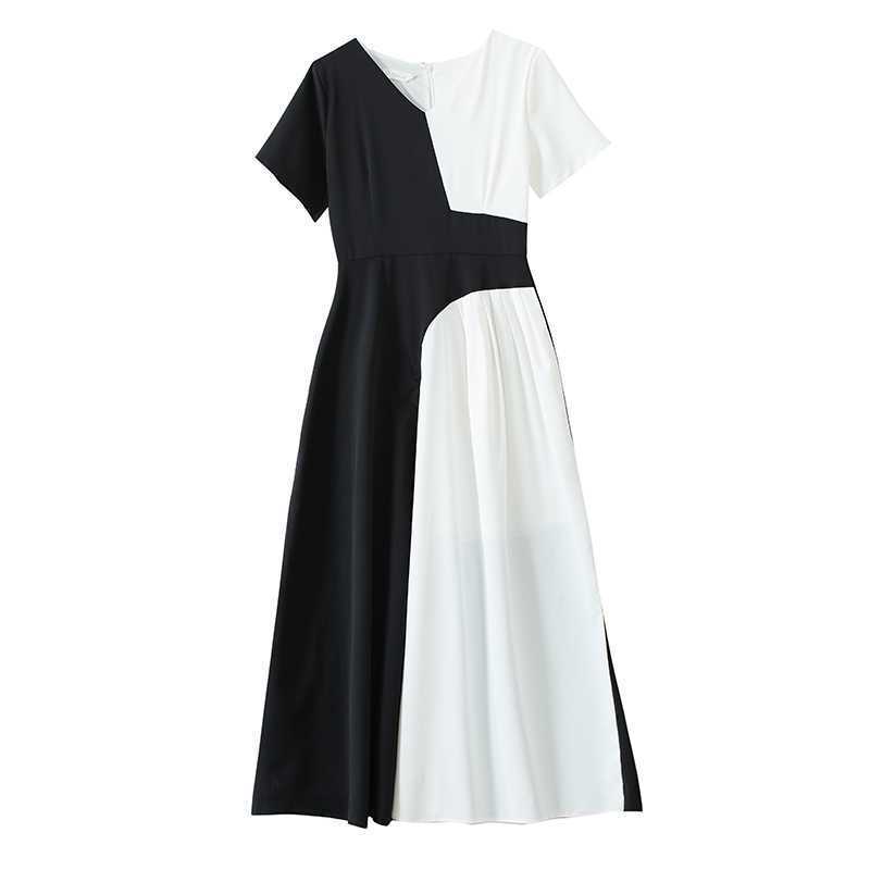 シフォン　ハイウエストワンピース　mry000165
