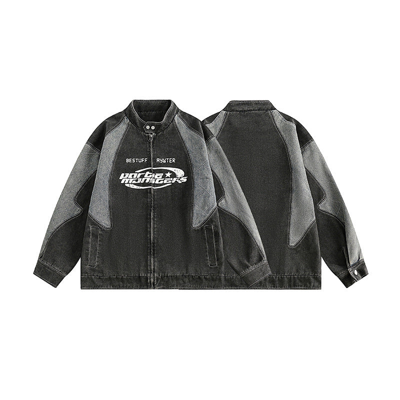 【Unisex/高品質】American Trendy Denim Jacket   mry000953