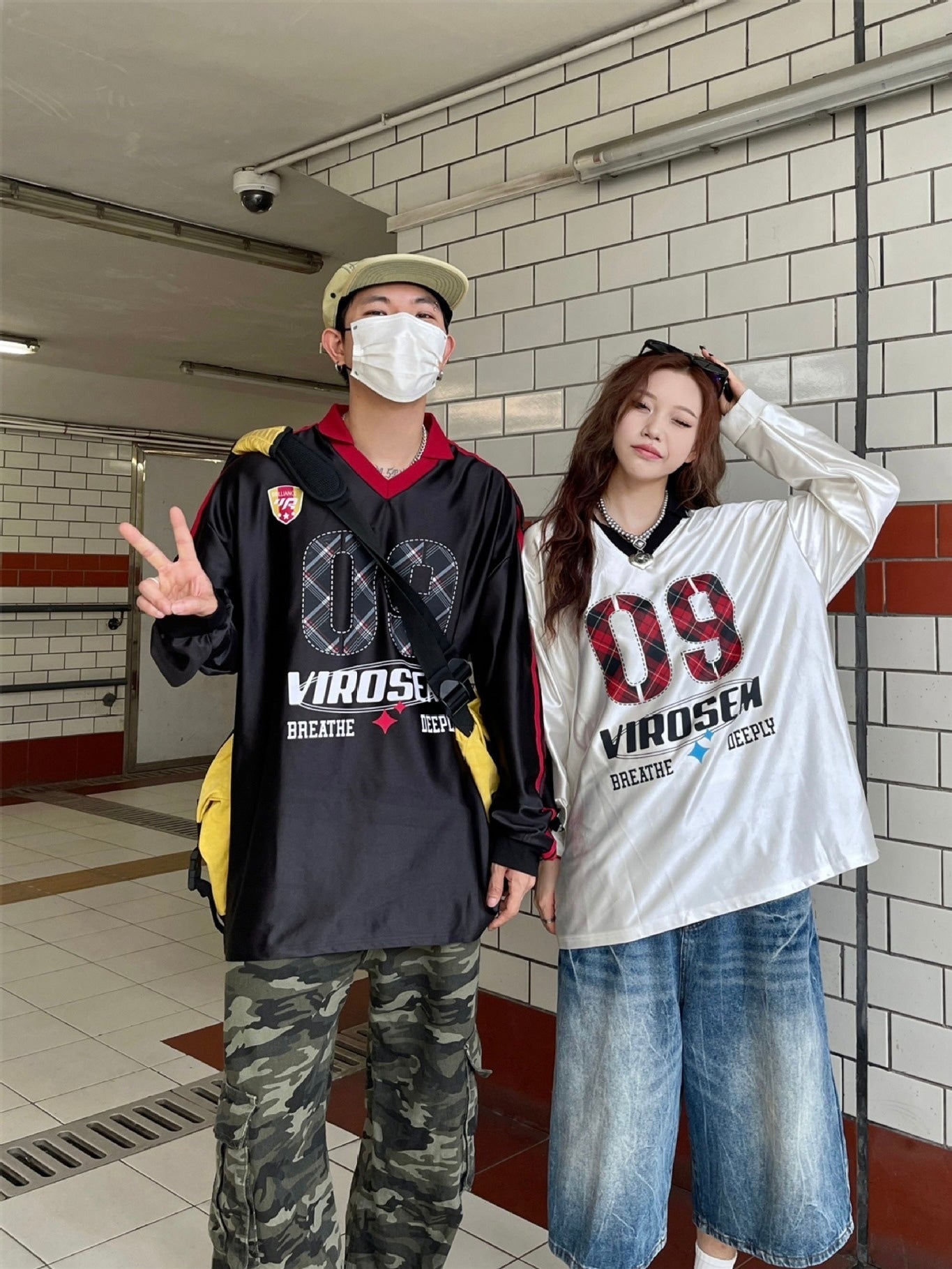 【2color】League Icon Long T-Shirt  mry001619