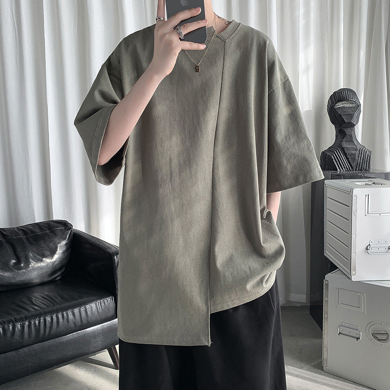 4カラー展開 2023SS シンプル デザイン センス 半袖 Tシャツ 韓国カジュアル 韓国ストリート　mry000907