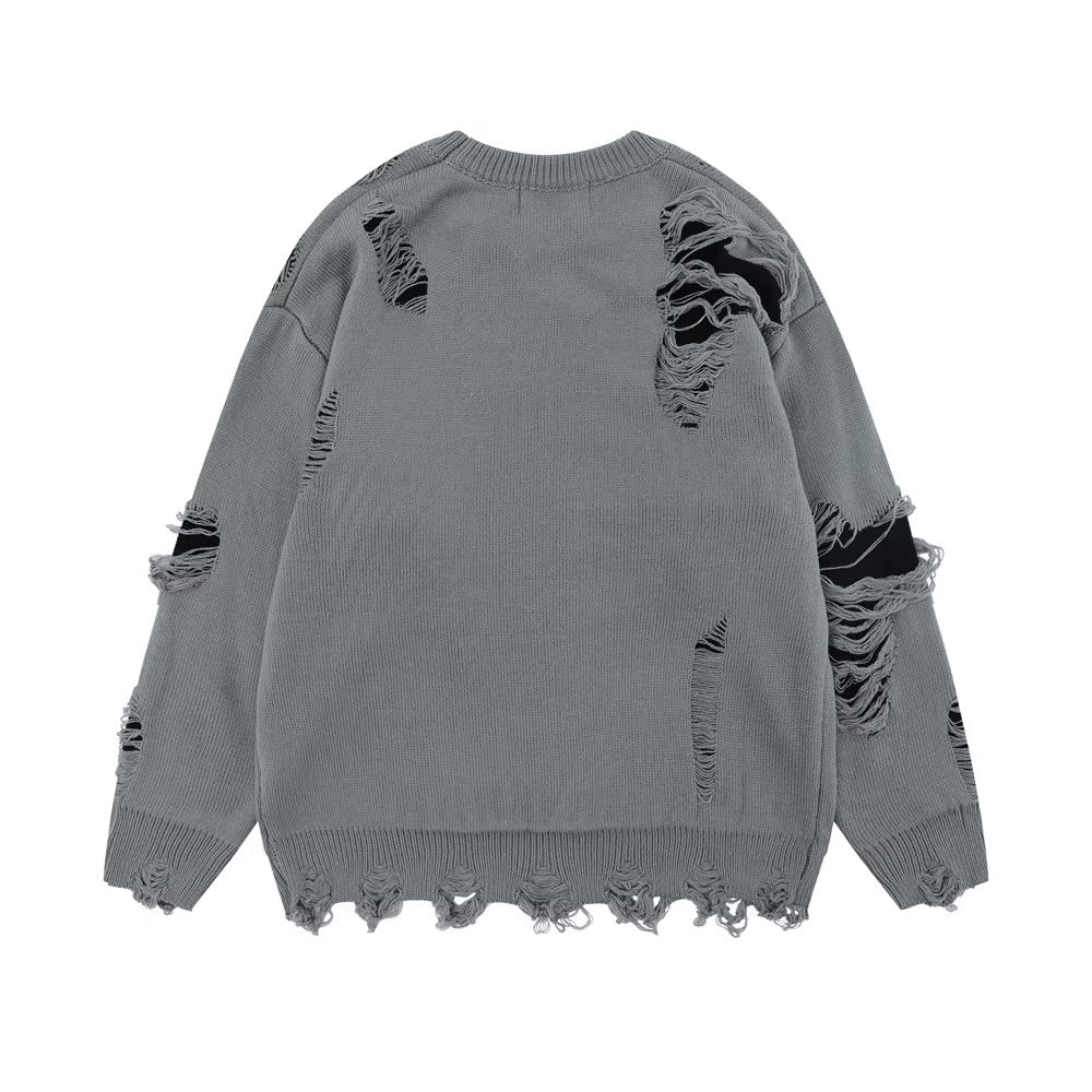 2カラー展開 ダメージセーター mry001534