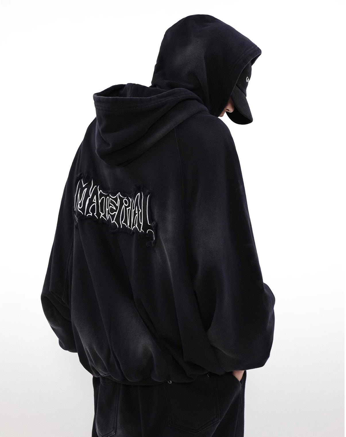 【特別価格 / Set-Up】Unisex Damage Dolman Set-Up mry001585