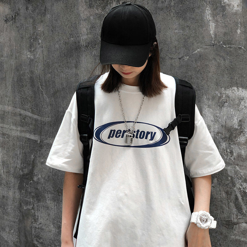 【送料無料】2023SS 半袖Tシャツ 韓国ストリート ルーズ ビッグTシャツ 韓国ストリート 韓国カジュアル  mry000774